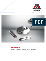 Versadie™: Thick Turret Insert Slitting Die