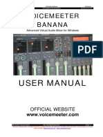 VoicemeeterBanana UserManual