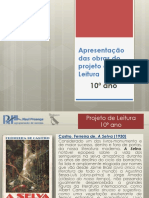 Obras Do Projeto de Leitura 10º Ano