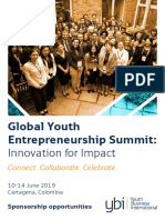 YBI Global Summit Sponsorship Package