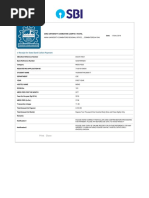 E-Receipt For State Bank Collect Payment: Print Close