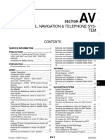 Audio Visual, Navigation & Telephone Sys-TEM: Section