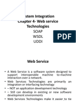 System Integration Chapter 4-Web Service Technologies: Soap WSDL Uddi