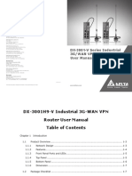 DX-3001-V Series Industrial 3G/WAN VPN Router User Manual