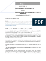 Module 2 (Reference Greenberg P. 15-28&gordis, P. 37-83) Measurements of Morbidity and Mortality in A Population Source of Error in Measurements Dr. Ayu Kartika Sari, MD., MPH