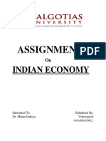 Indian Economy Assignment