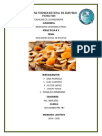 Informe Deshidratacion de Frutas