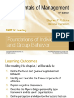 Foundations of Individual and Group Behavior: PART IV: Leading