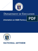 Orientation On NSBI Forms and System