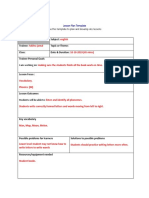 Use This Template To Plan and Develop ALL Lessons