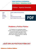 Las Políticas Públicas - Aspectos Generales