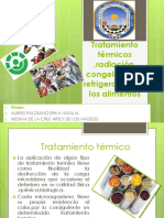 Tratamiento Térmicos, Radiación, Congelación y Refrigeración