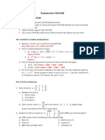 Fundamental of MATLAB: Part: I Introduction To MATLAB