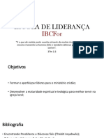 ESCOLA de LIDERANÇA IBCFor - Introdução Ao Diaconato e Qualidades em at 6