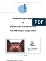 Detailed Project Report For ERP Based E-Governance at Pune Municipal Corporation