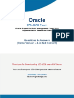 Oracle: 1Z0-1008 Exam