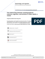 The Relationship Between Autobiographical Memory, Cognition, and Emotion in Older Adults: A Review