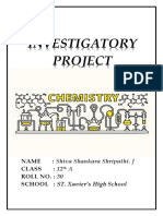 Chemistry Is Project Class 12