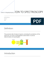 Introduction To Spectros