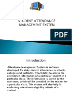 Student Attendance Management System