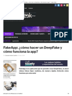 FakeApp - ¿Cómo Hacer Un DeepFake y Cómo Funciona La App - Cultura Geek