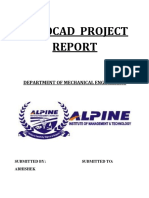 Autocad Project Report