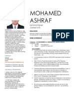 Mohamed Ashraf: Mechanical Engineer Dubai-UAE