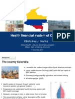 Colombia Healthcare System Financing