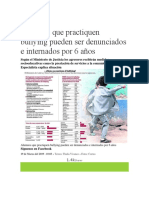 Alumnos Que Practiquen Bullying Pueden Ser Denunciados e Internados Por 6 Años