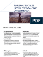 Los Problemas Sociales, Economicos y Culturales de