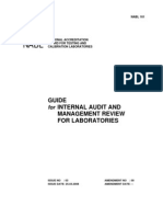 Guide For Internal Audit & Management Review For Laboratories