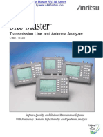 Anritsu Site Master S331a Specifications Spec Sheet 6c34