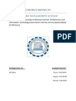 "Library Management System": A Project Report On