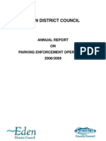 Eden Annual Report Parking 2008 09