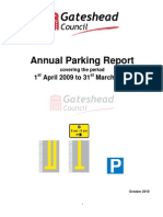 Gateshead Annual Parking Report 2009-10