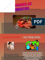 Generalidades de Los Alimentos