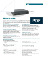 48-Port IP DSLAM: Designed For Multi-Unit, Multi-Tenant Buildings Versatile Management