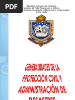 Exposicion de Proteccion Civil y Adm. Desastre