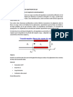 EXPO N°3 - ANTENAS - DESCRIPCION DEL DISEÑO DE ADAPTADOR DE λCUARTOS