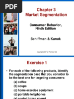 Market Segmentation: Consumer Behavior, Ninth Edition Consumer Behavior, Ninth Edition