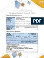 Guia de Actividades y Rubrica de Evaluación - Fase 1 - Reflexión