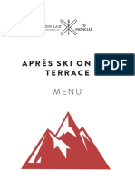 Apres Ski Menu