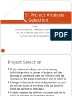 Lecture 5 Project Analysis and Selection