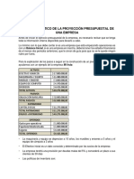 Anexo 6. Actividad No 6 - Informe Analítico de Proyección Presupuestal