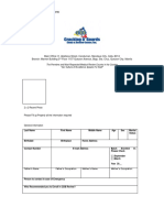 CDB Student Profile Form