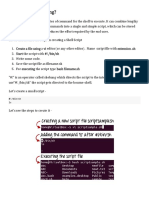 What Is Shell Scripting