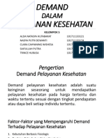 Demand Dalam Pelayanan Kesehatan