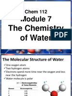 USTENGG Eng 201 Module 7 The Chemistry of Water