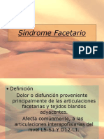 Sindrome Facetario