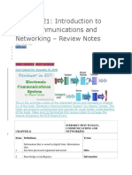 Chapter 21: Introduction To Data Communications and Networking - Review Notes